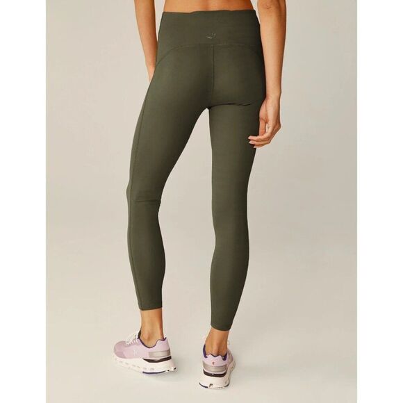 Beyond Yoga High Waist Midi Leggings Womens Small Olive Power Beyond Strive - Picture 4 of 4